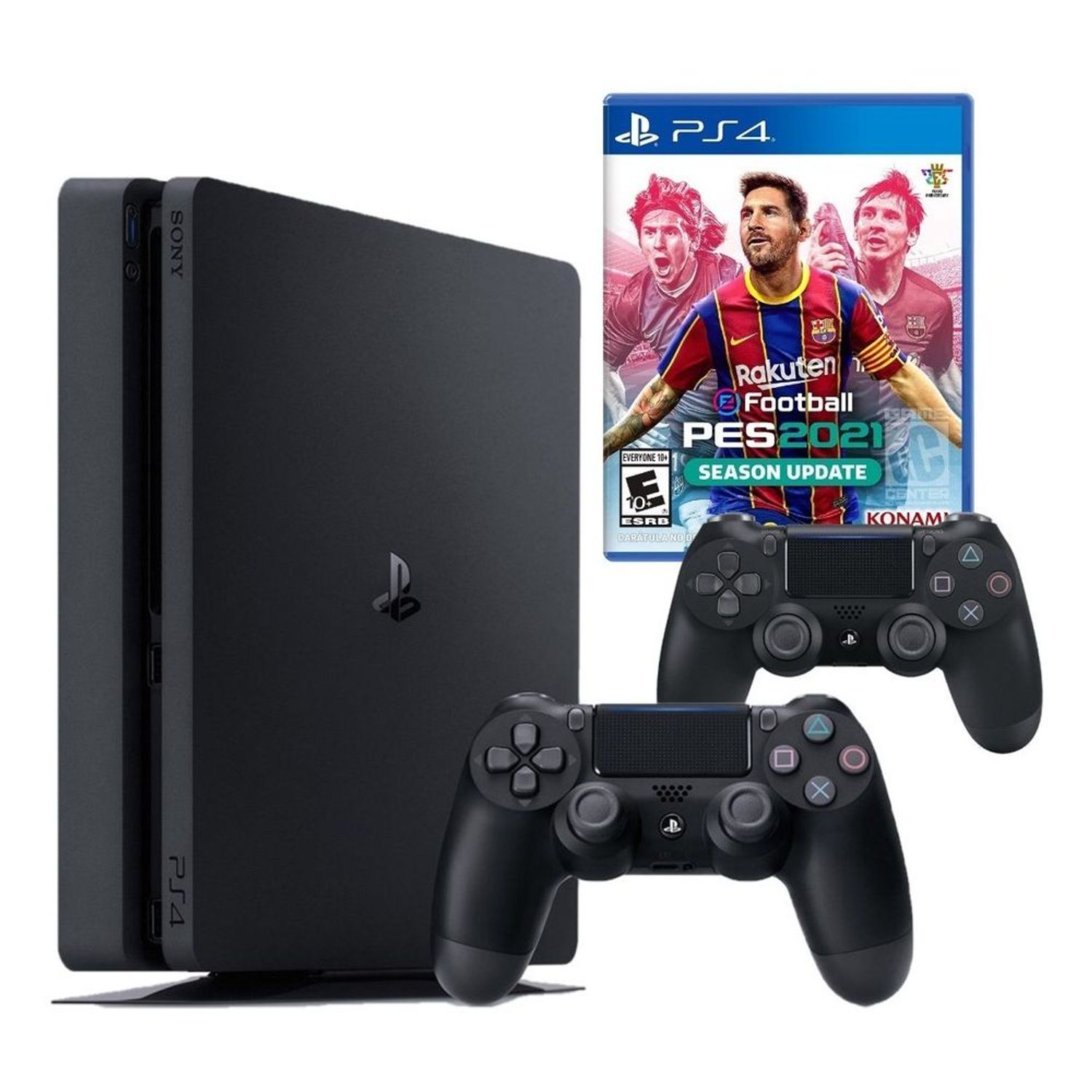 Consola PlayStation 4 Slim 1TB + Mando + PES 2021 Oechsle