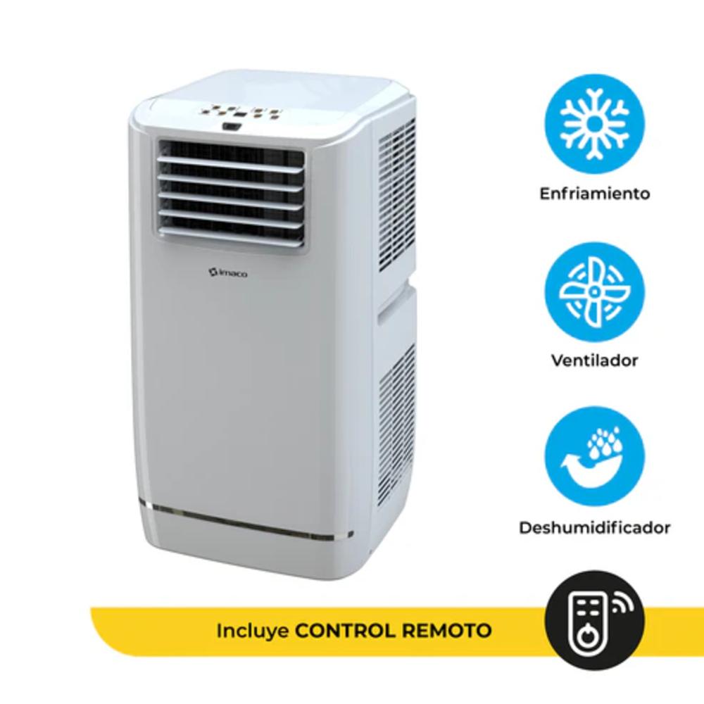 ire Acondicionado Imaco AC1416 Portátil 14000 BTU Blanco