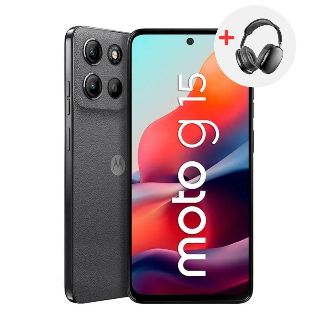 CELULAR MOTOROLA G15 4RAM 128GB GRIS REGALO