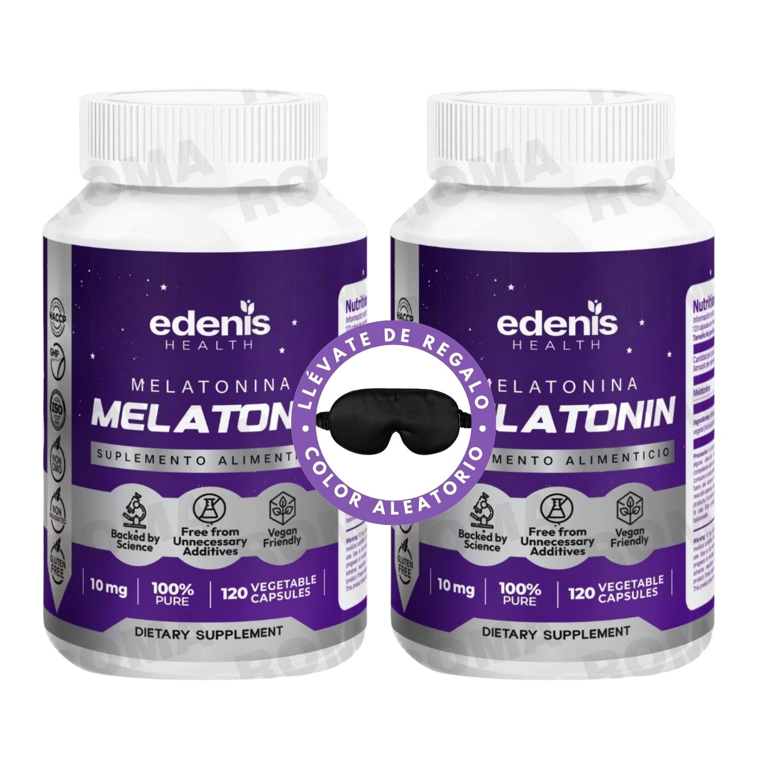 PACK 2 MELATONINA CÁPSULAS EDENIS HEALTH