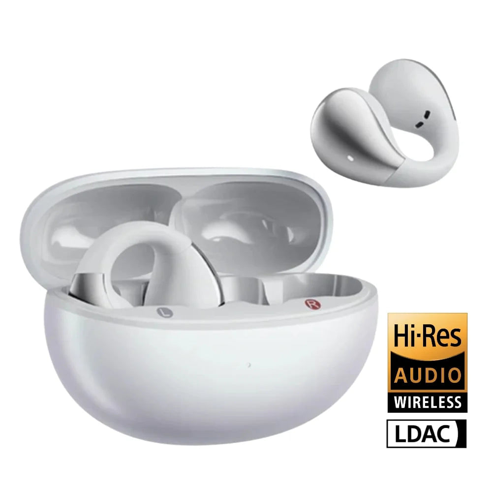 Auriculares Inalámbricos QCY Crossky C30S Blanco Oido Abierto, Bluetooth 6.3