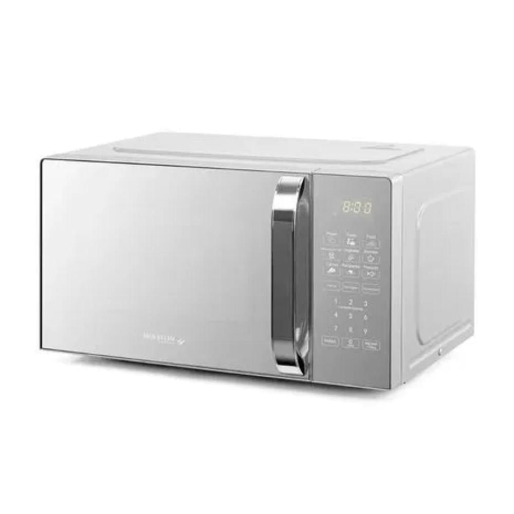 Horno Microondas Holstein 20L Plateado con Funciones Rápidas
