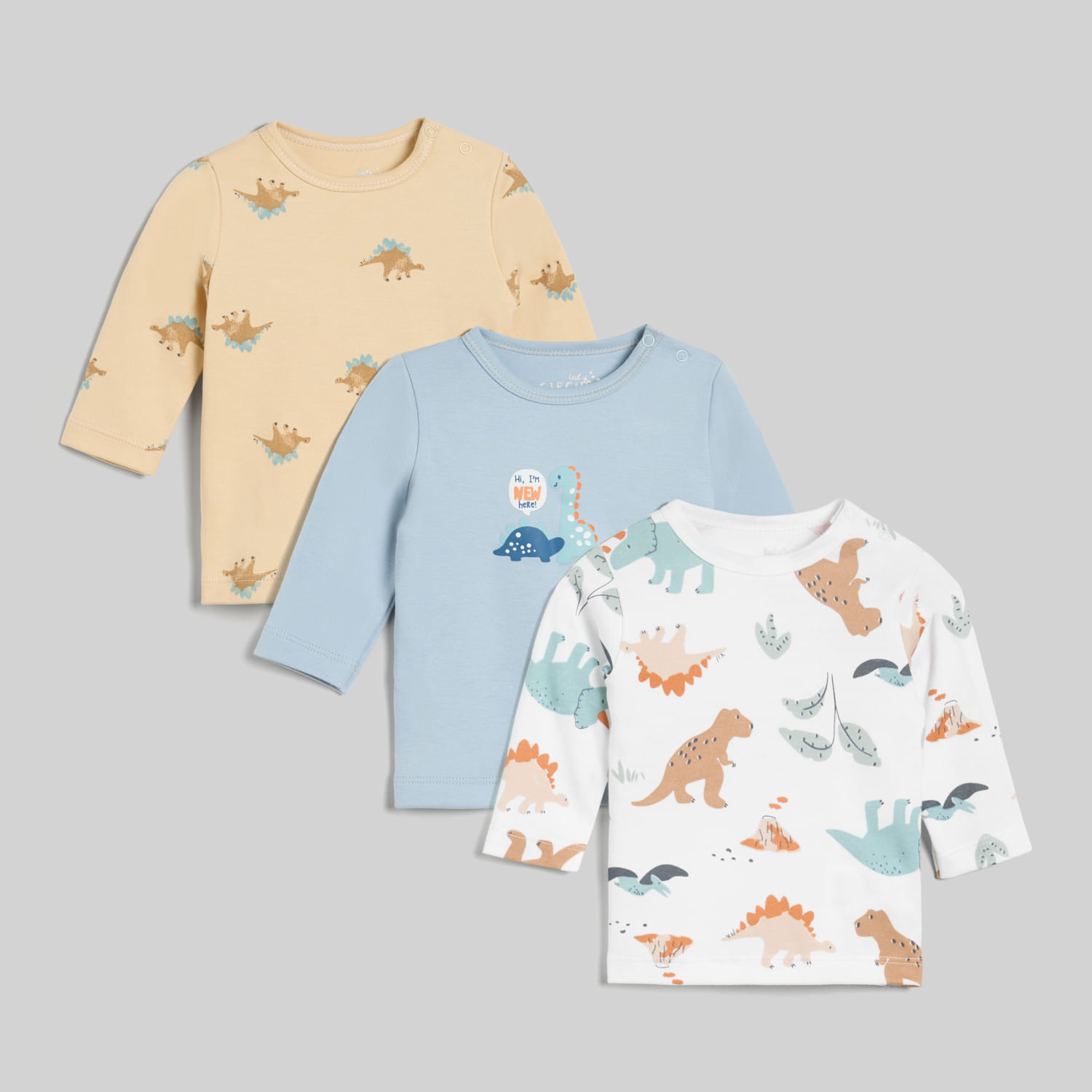 Pack X3 Camisetas Para Recién Nacido Baby Circus Unisex