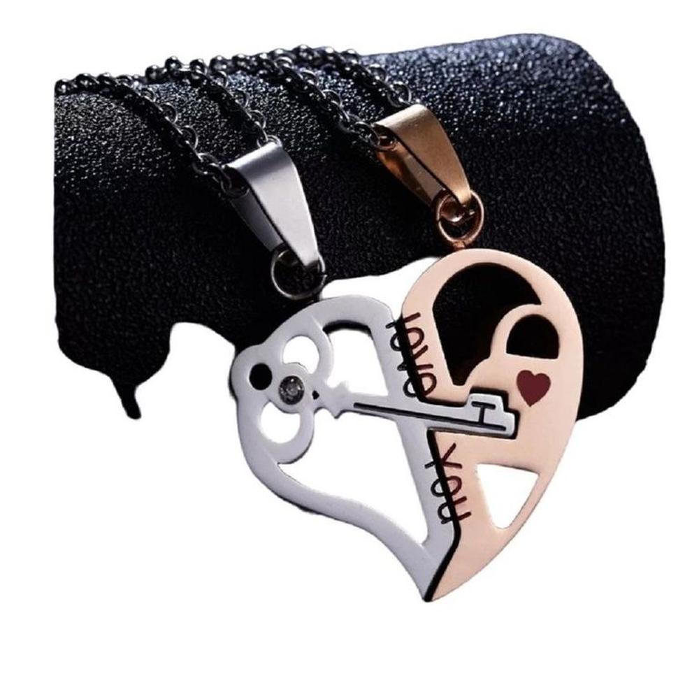 Set de Collares Llave de Amor Parejas Novios Enamorados - Genieka