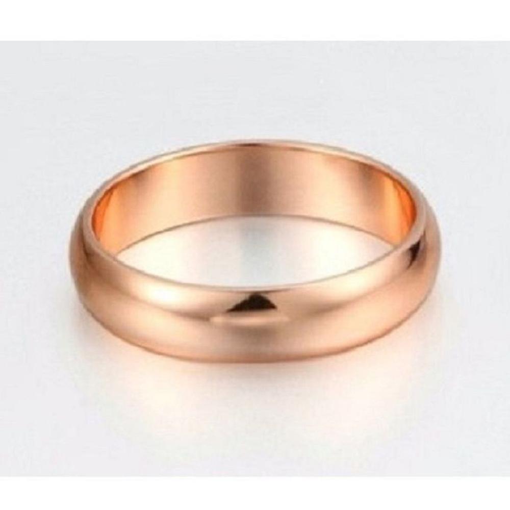 Aro Alianza Matrimonio Eternal Love Mujer Bañado Oro Novia Genieka