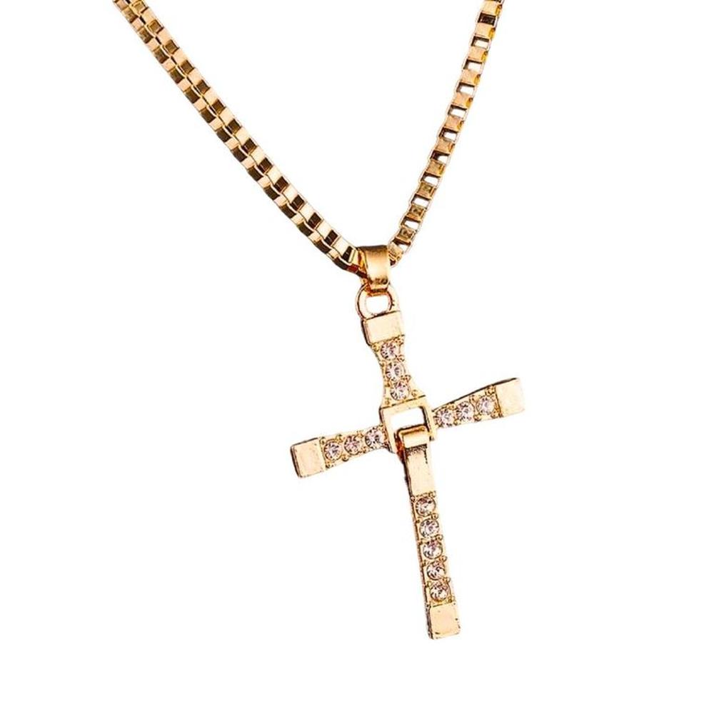 Collar Rápidos y Furiosos Cruz Regalo Joya Bisuteria  Genieka