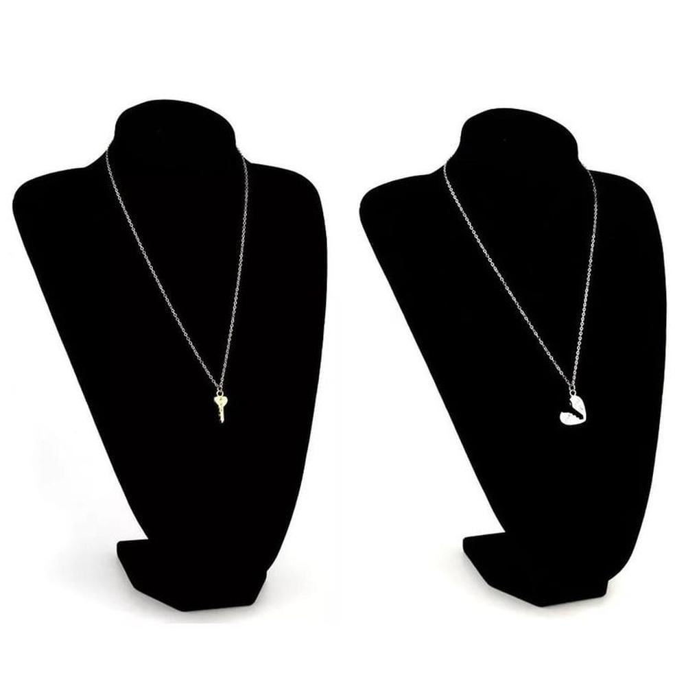 Par de Collares Key of Love Enamorados Novios Pareja Genieka
