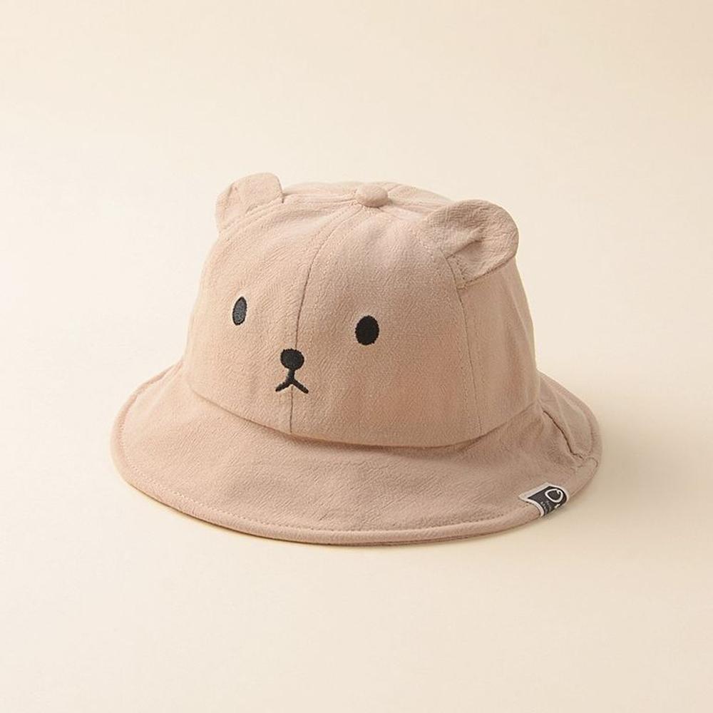 Sombrero Osito Orejón 48cm para Bebé de 6 a 12 meses - Beige