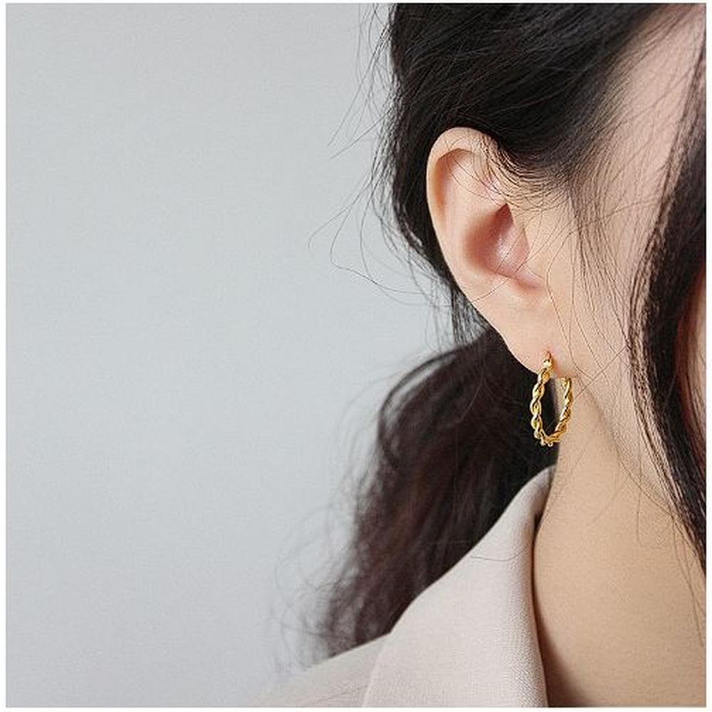 Aretes pendientes Mujer Modelo Steph - Dorado