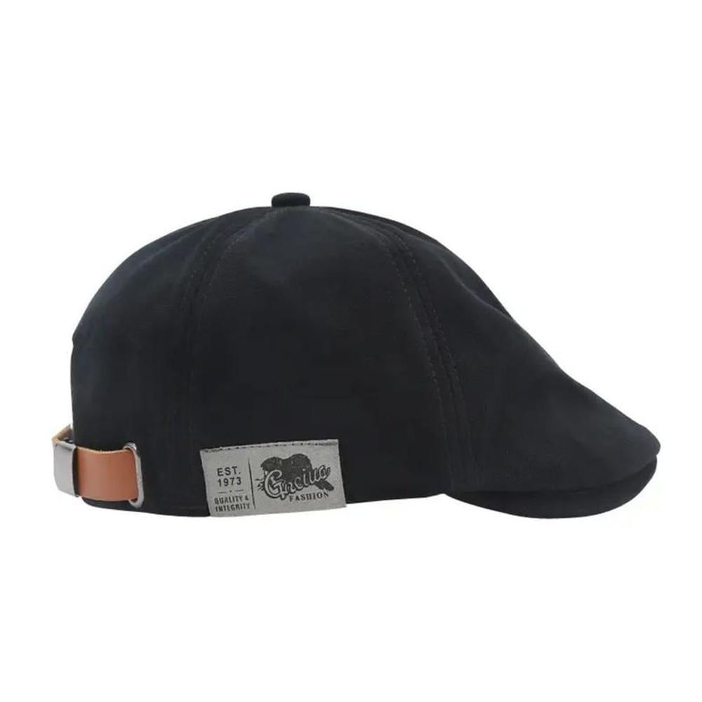 Boina Gorra Unisex Diego con correa para regular - Talla LM - NEGRO