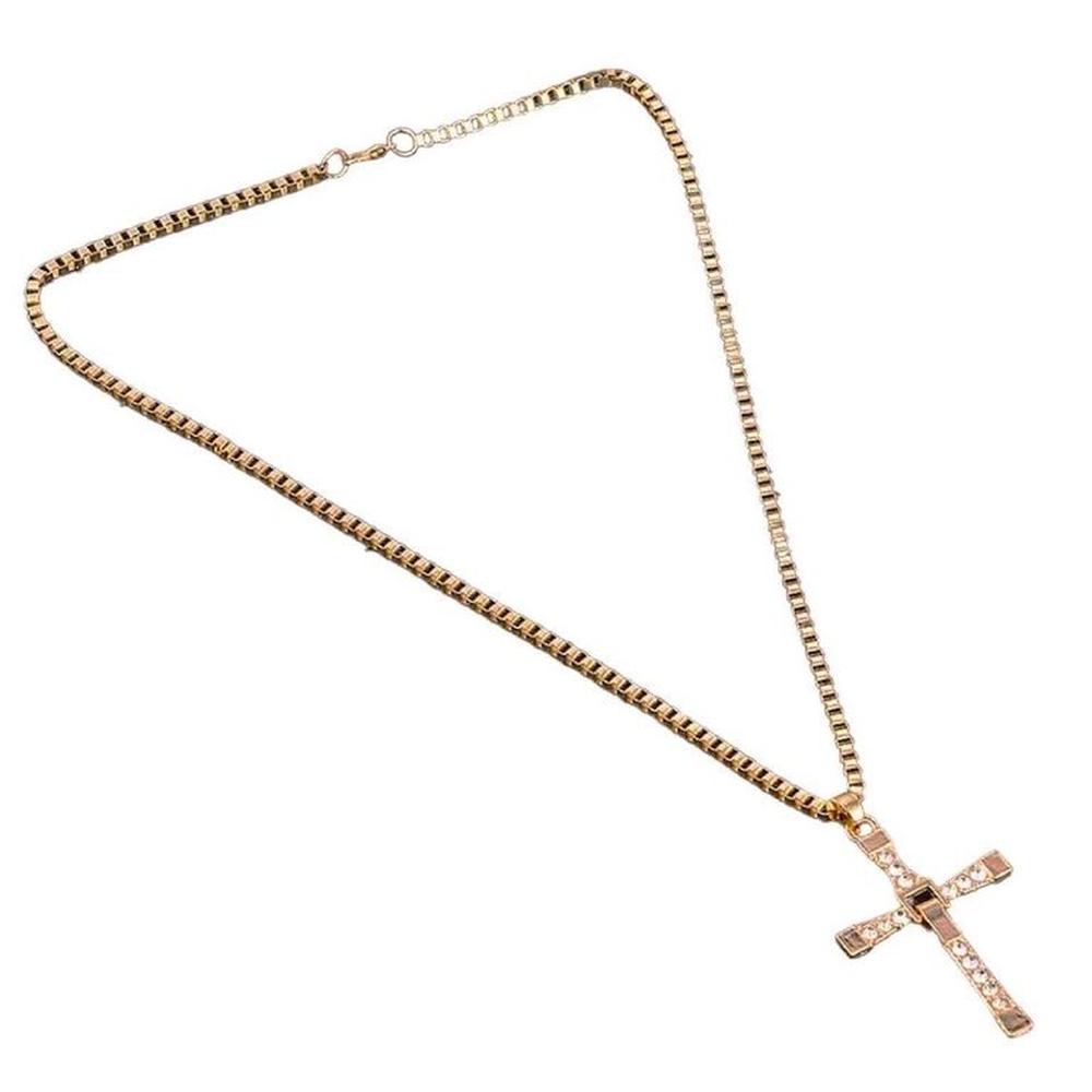 Collar Rápidos y Furiosos Cruz Regalo San Valentín Genieka