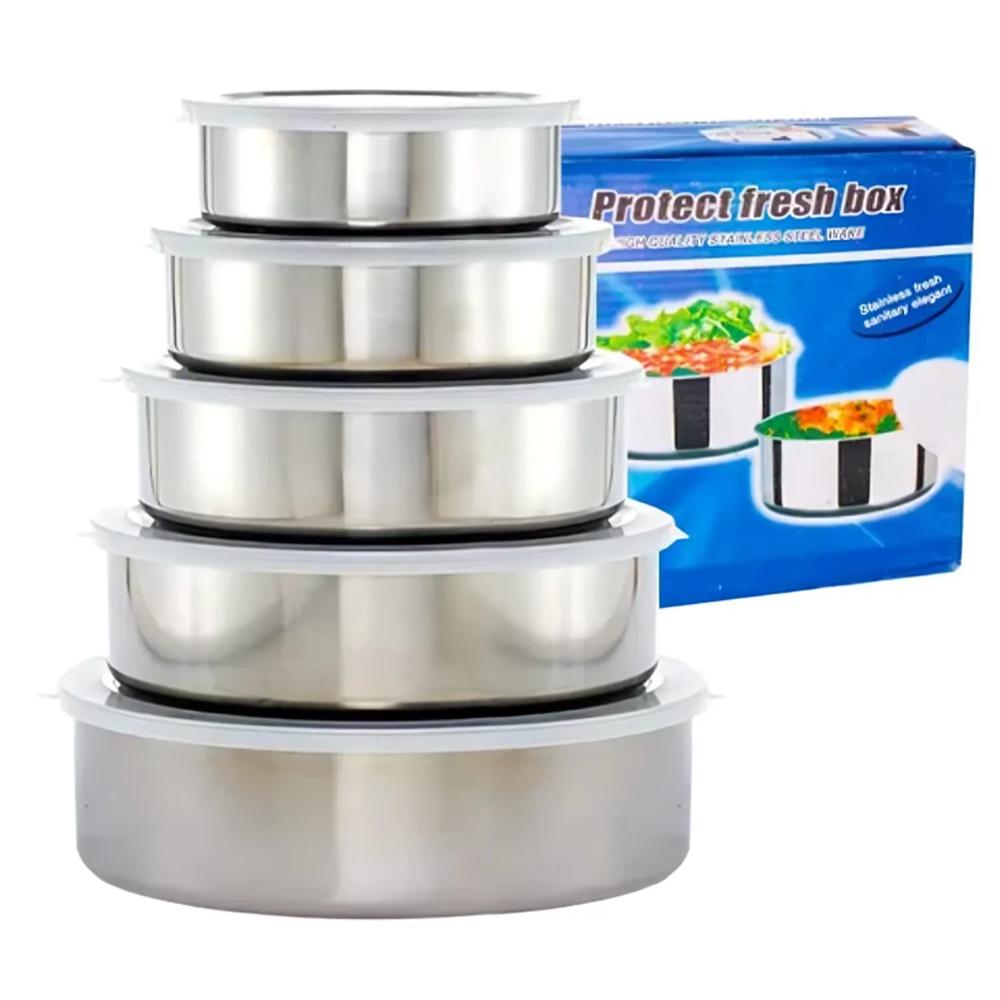 BOLWS DE ACERO X 5 UNIDADES CON TAPA
