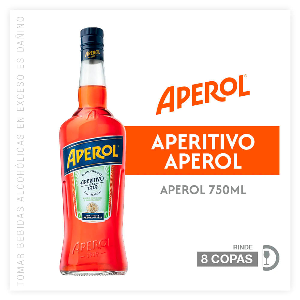 Licor APEROL Botella 750ml Licor APEROL Botella 750ml