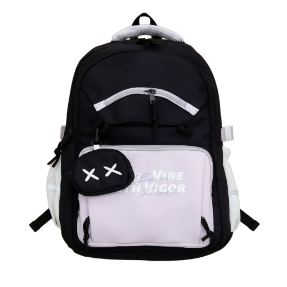 Mochila Genérico Mujer Coreano Negro