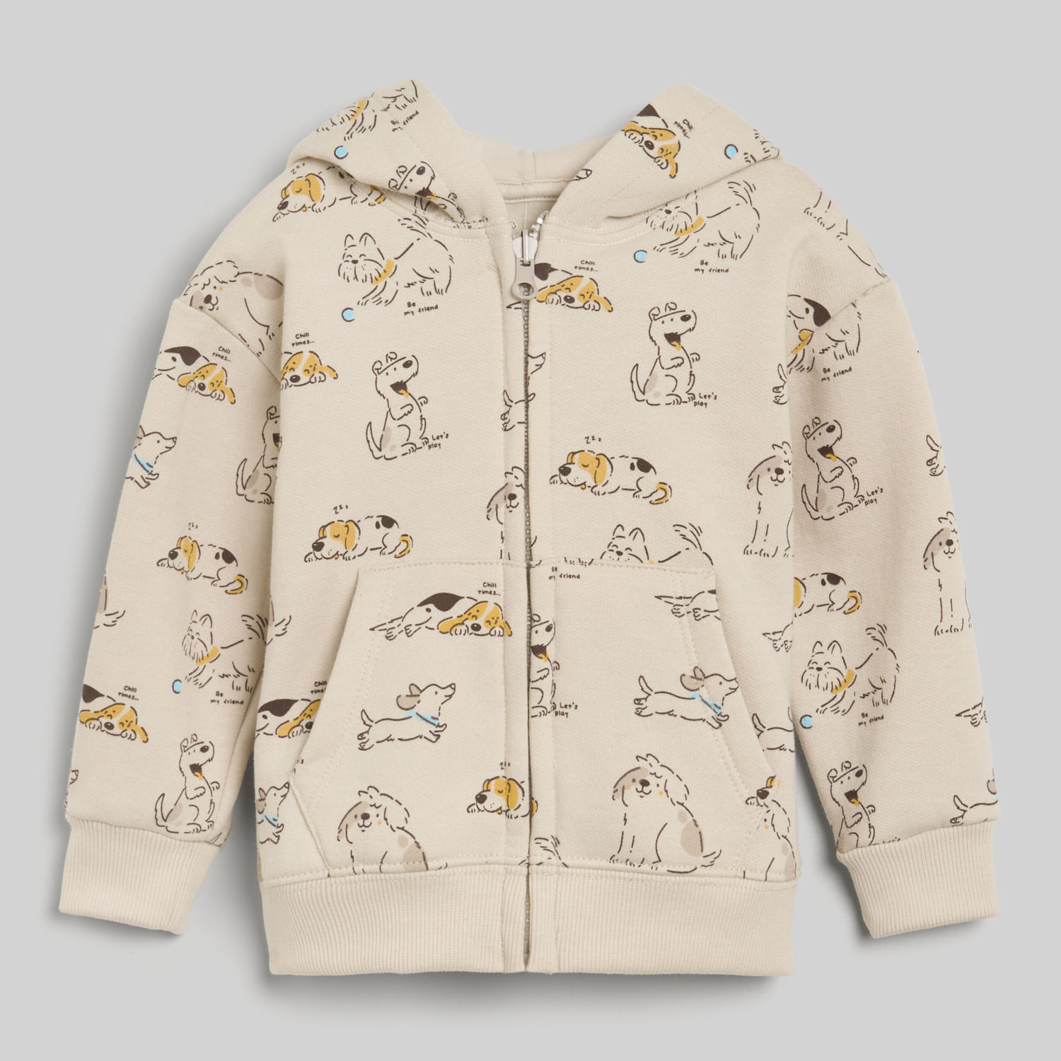 Polera Para Bebe Niño Baby Circus Fl Aop Zip