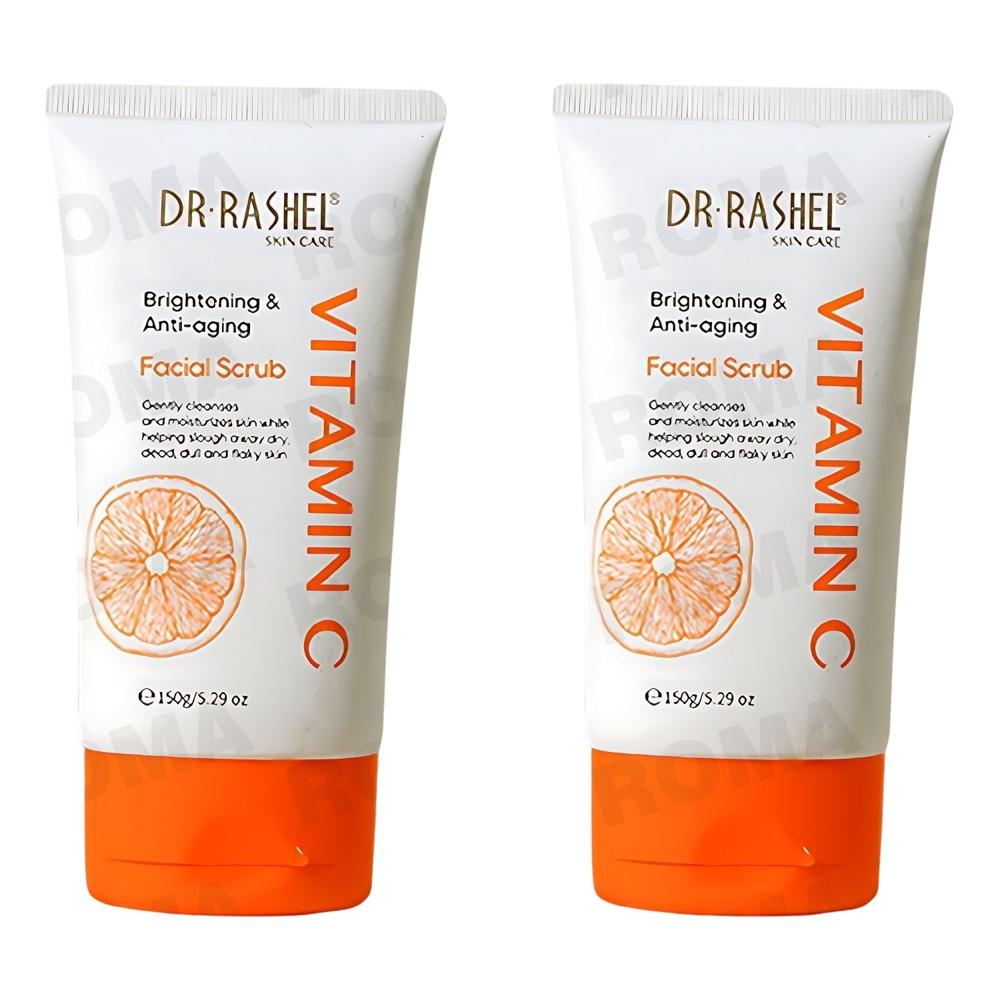 PACK 2 EXFOLIANTE FACIAL SCRUB VITAMINA C 150G DR RASHEL