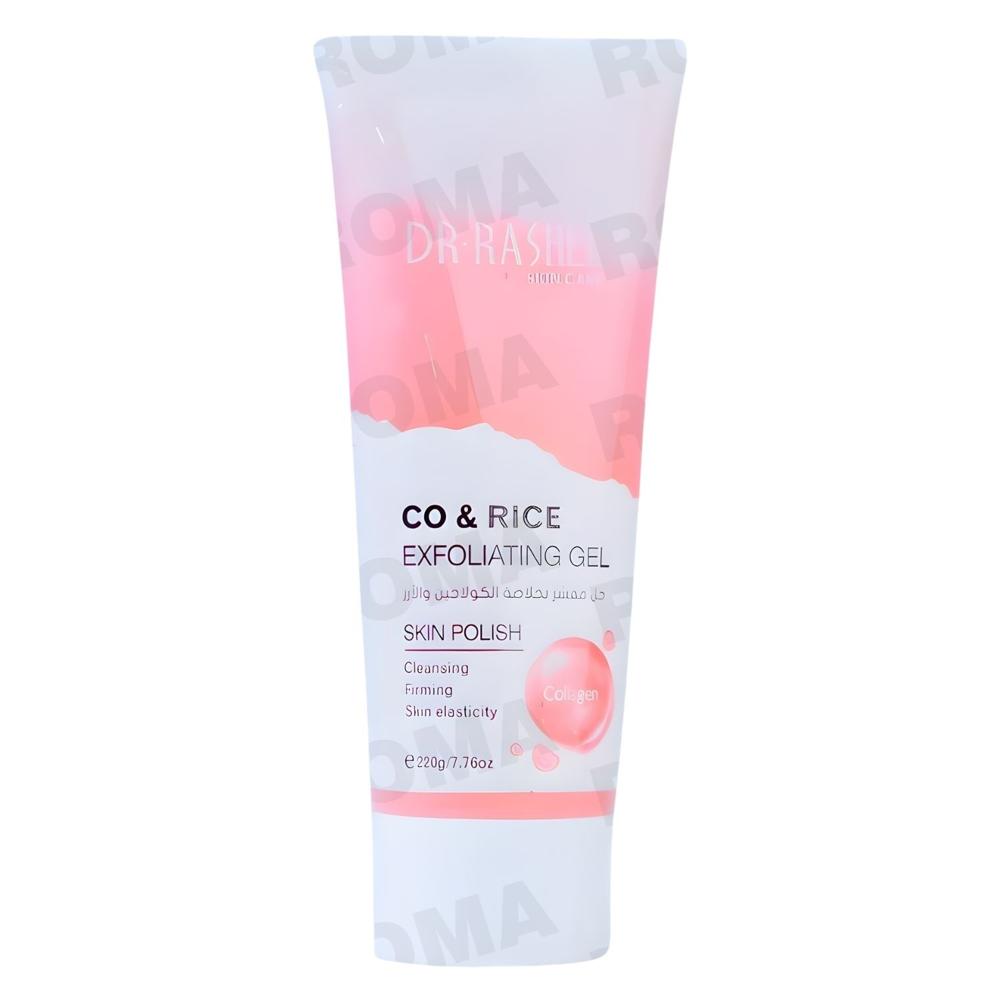 EXFOLIANTE EN GEL COLÁGENO Y ARROZ 220G DR RASHEL