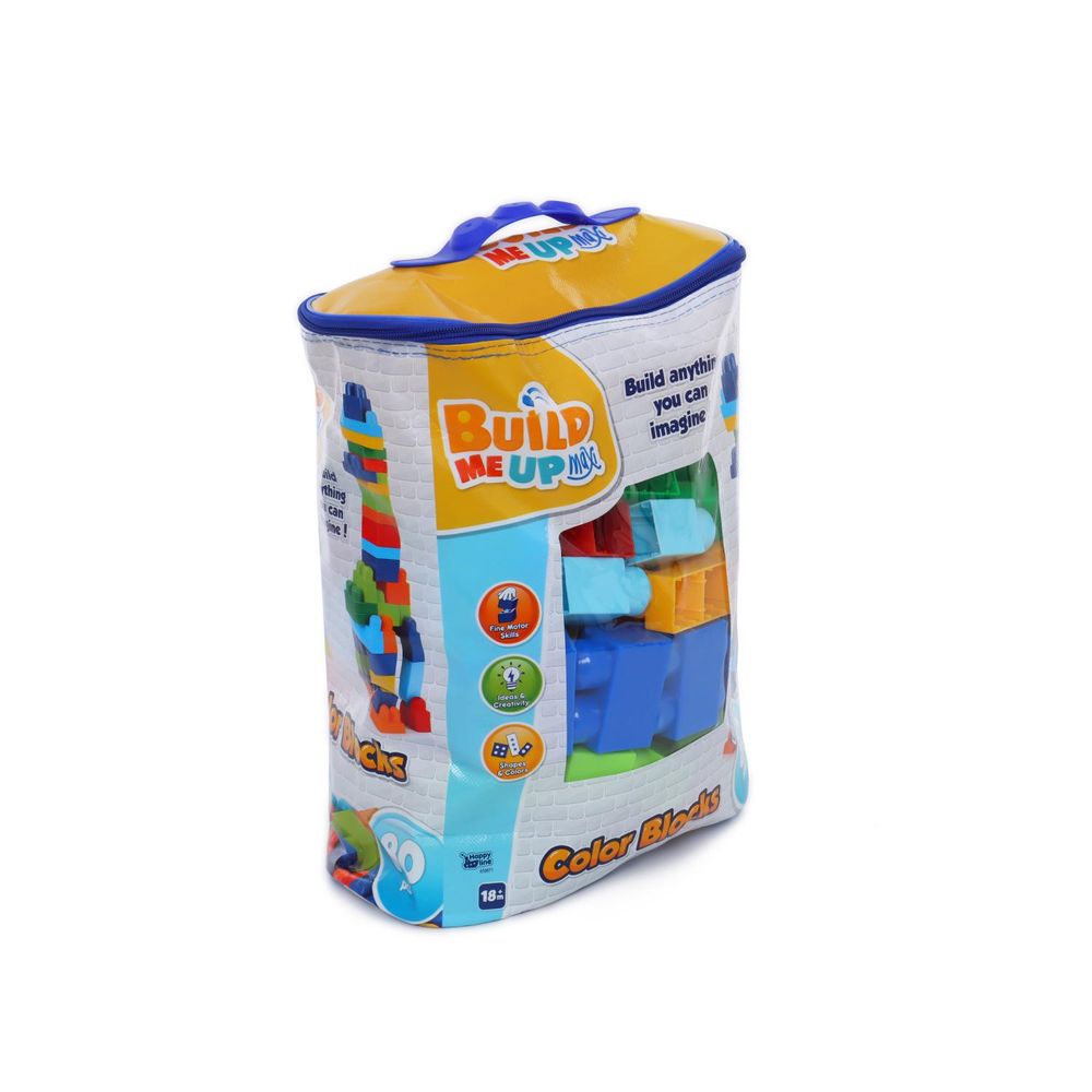 Set Bloques Build Me Up Maxi 80 Piezas En Bolsa