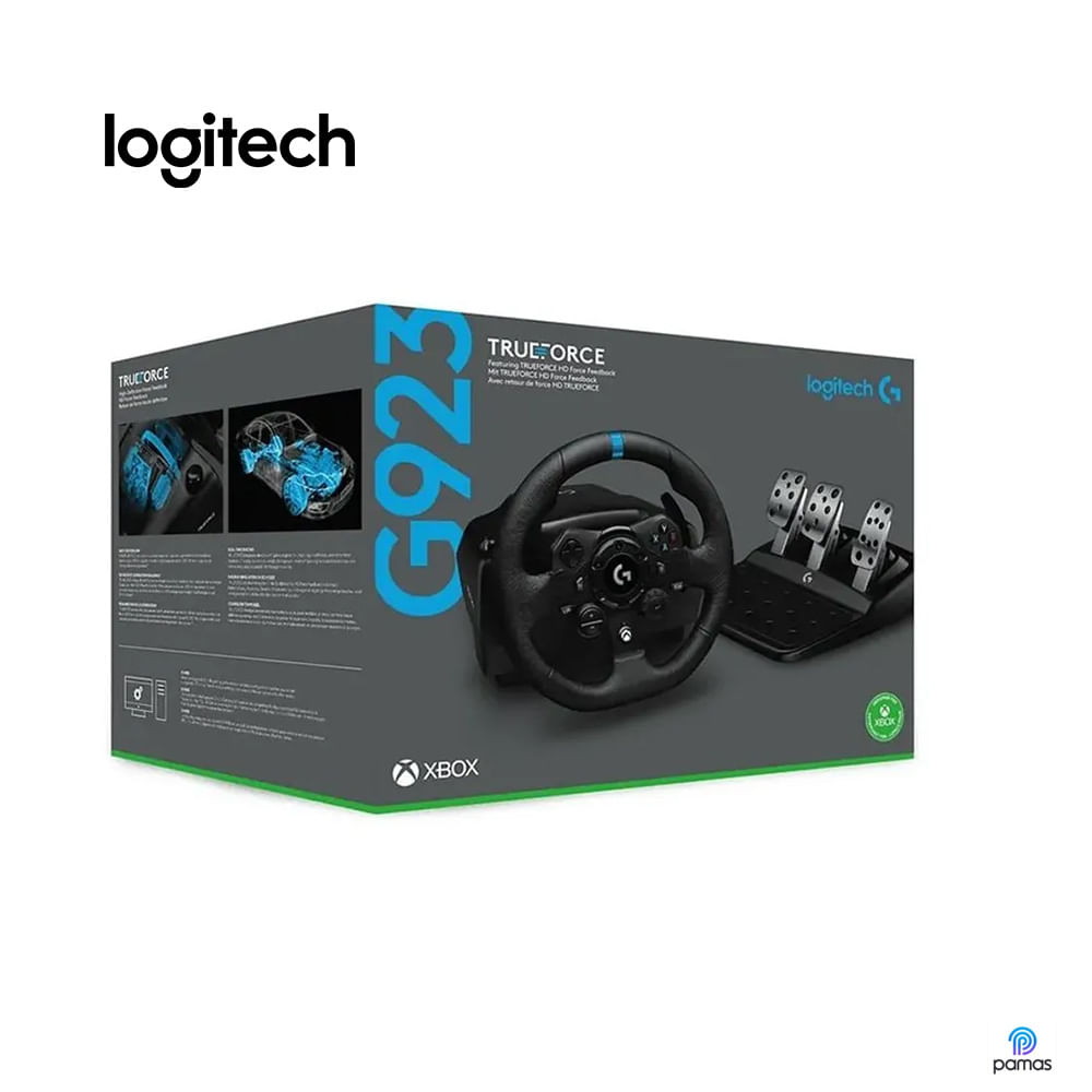 Volante G923 Logitech G con pedal Trueforce para PC-XBOX