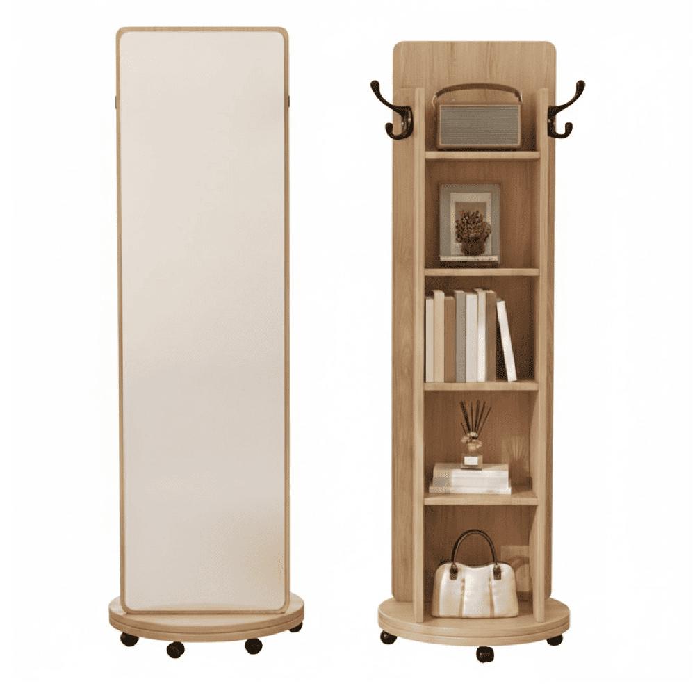 Espejo Giratorio Con Organizador Lena Duna AMORE HOME