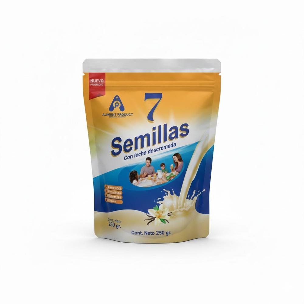 7 Semillas 250gr - Nutrición Ancestral sabor Vainilla
