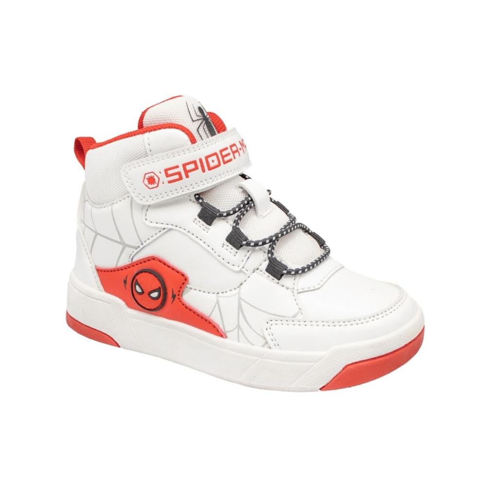 Zapatillas Spiderman Botin Blanco niño