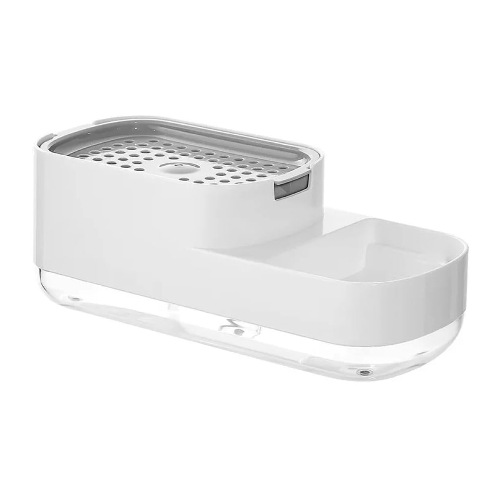 DISPENSADOR DE JABON LIQUIDO Y SOPORTE DE ESPONJA GENERICO