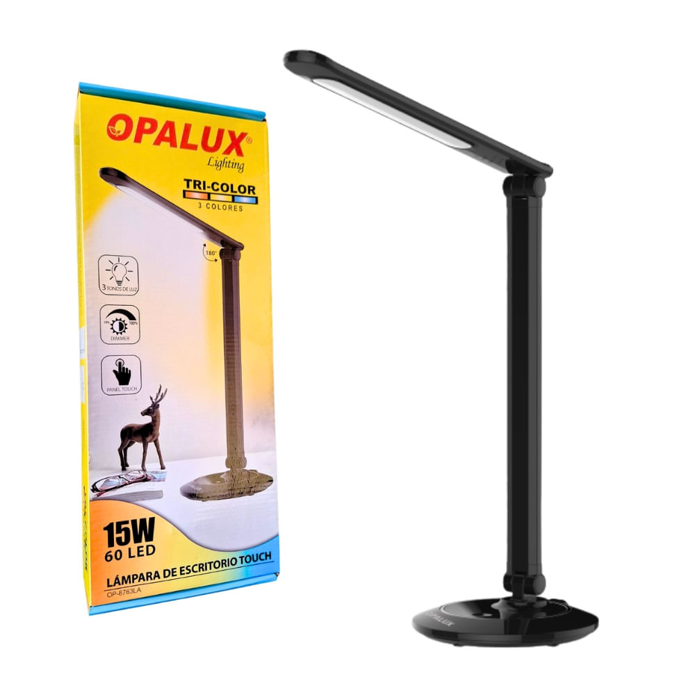 Lampara De Escritorio Touch 15W Opalux OP-8763LA Lampara De Escritorio Touch 15W Opalux OP-8763LA