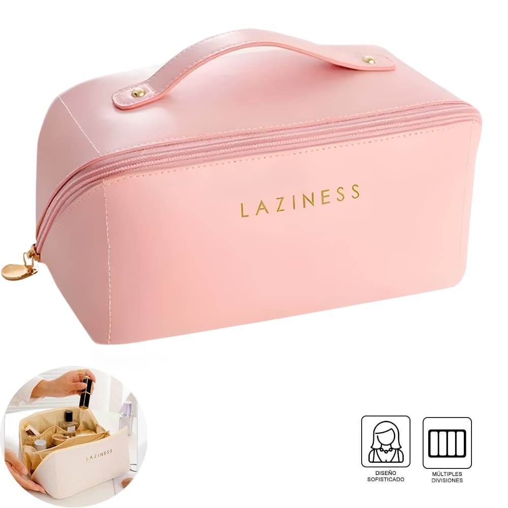 Neceser Estuche De Cosméticos PU Con Asa Buckingham MDA290026 Rosado