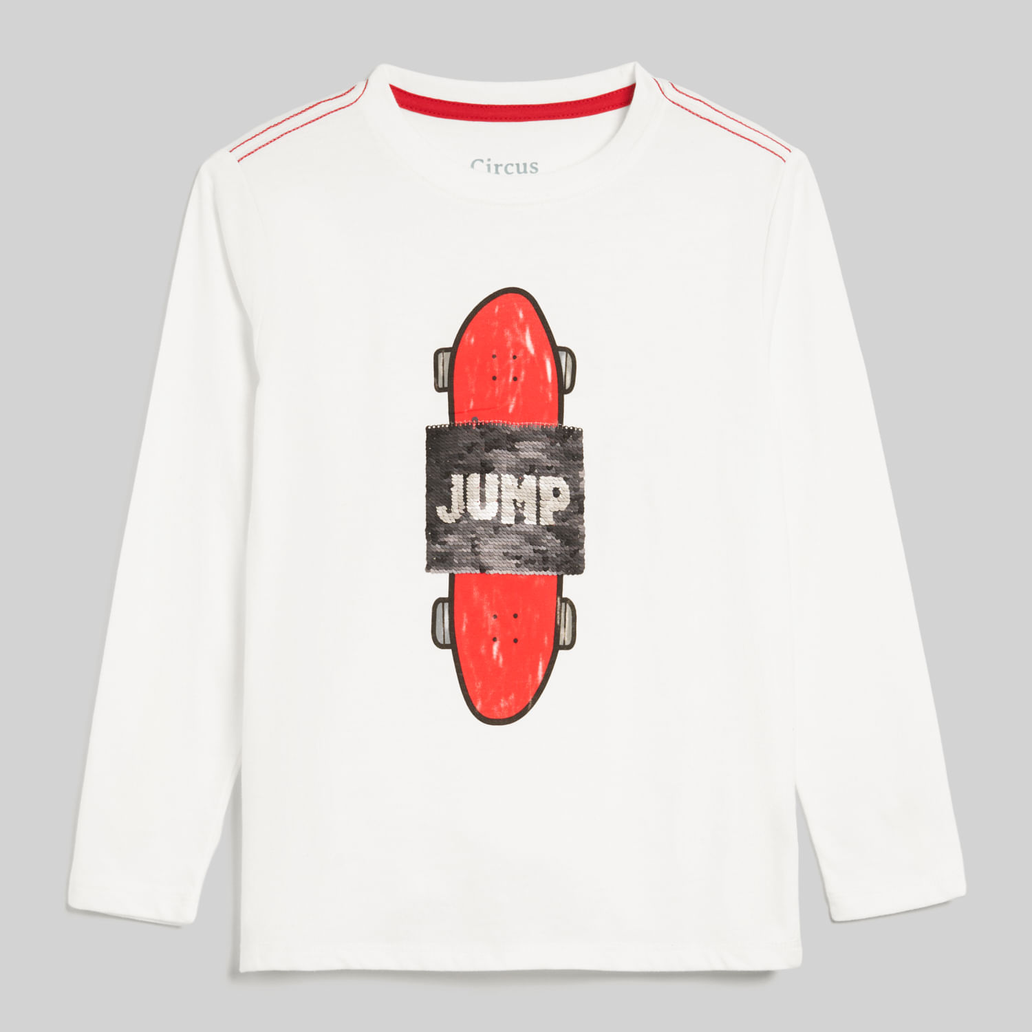 Polo Manga Larga Para Niño Lente Circus