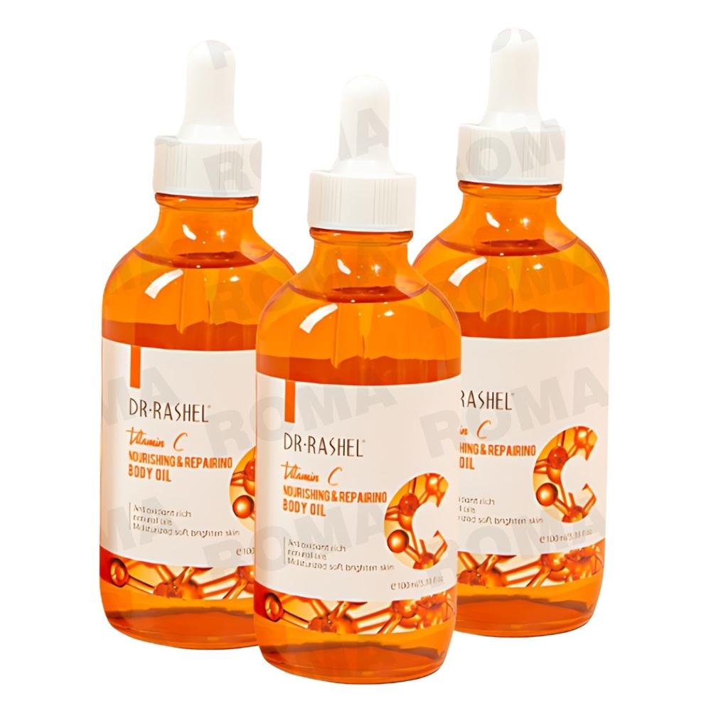 PACK 3 ACEITE CORPORAL VITAMINA C 100ML DR RASHEL