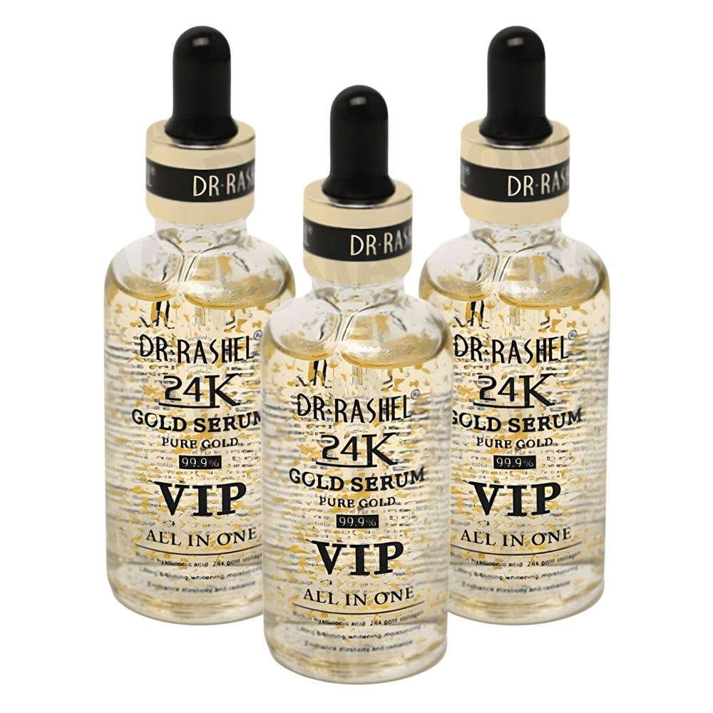 PACK 3 PRIMER SERUM 24K GOLD VIP 50ML DR RASHEL
