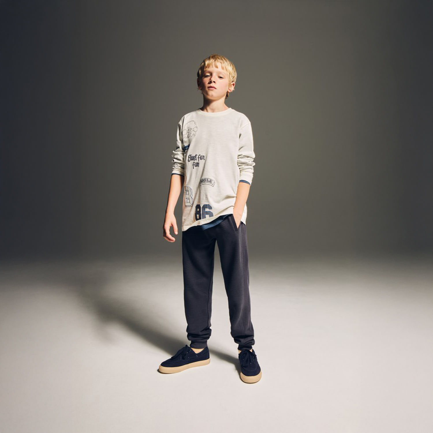 Pantalón Niño Sfera Ottoman Plomo