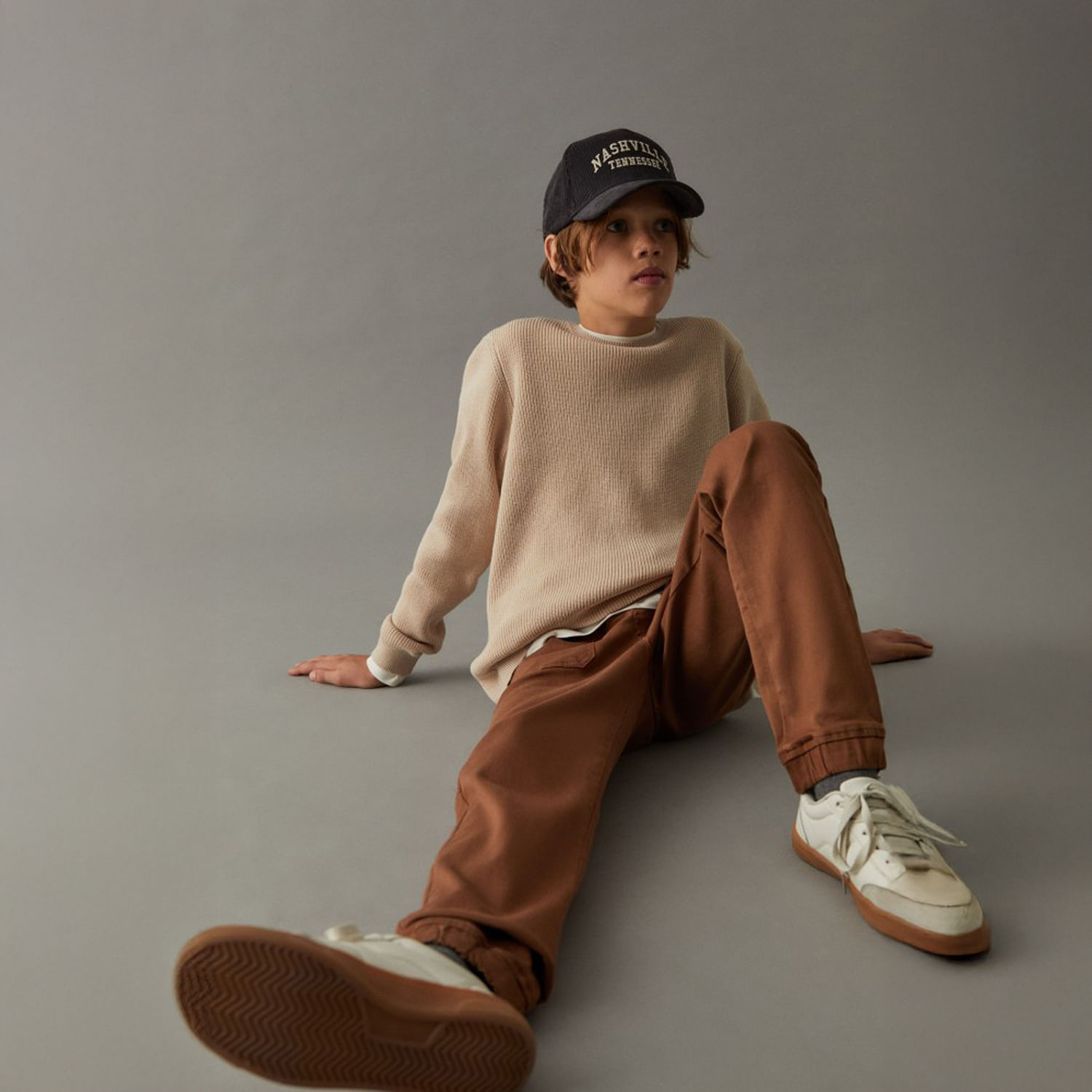 Chompa Niño Sfera Basico Crudo