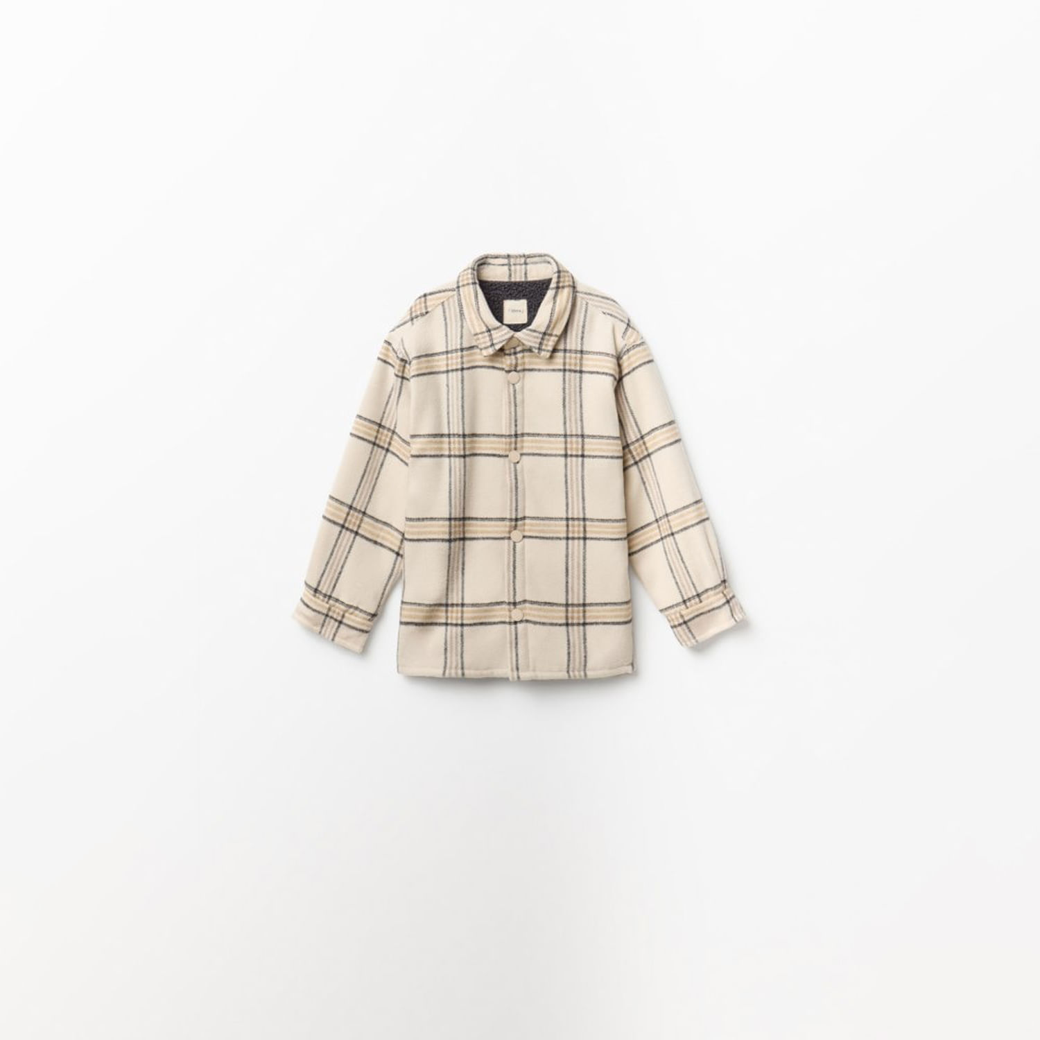 Camisa Niño Sfera Sobrecamisa Forrada Borreguito Crema