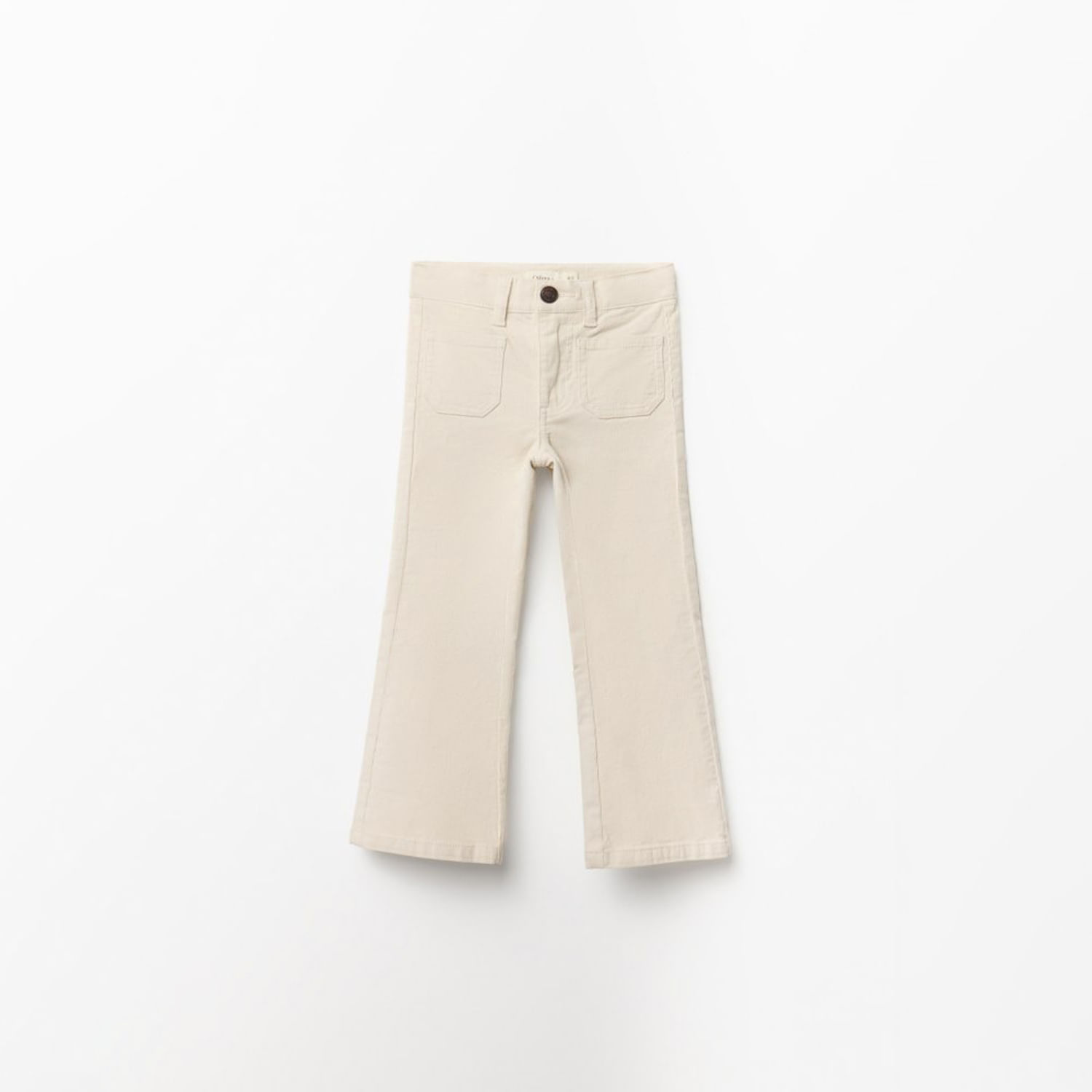 Pantalón Niña Sfera Pana Flare Crudo