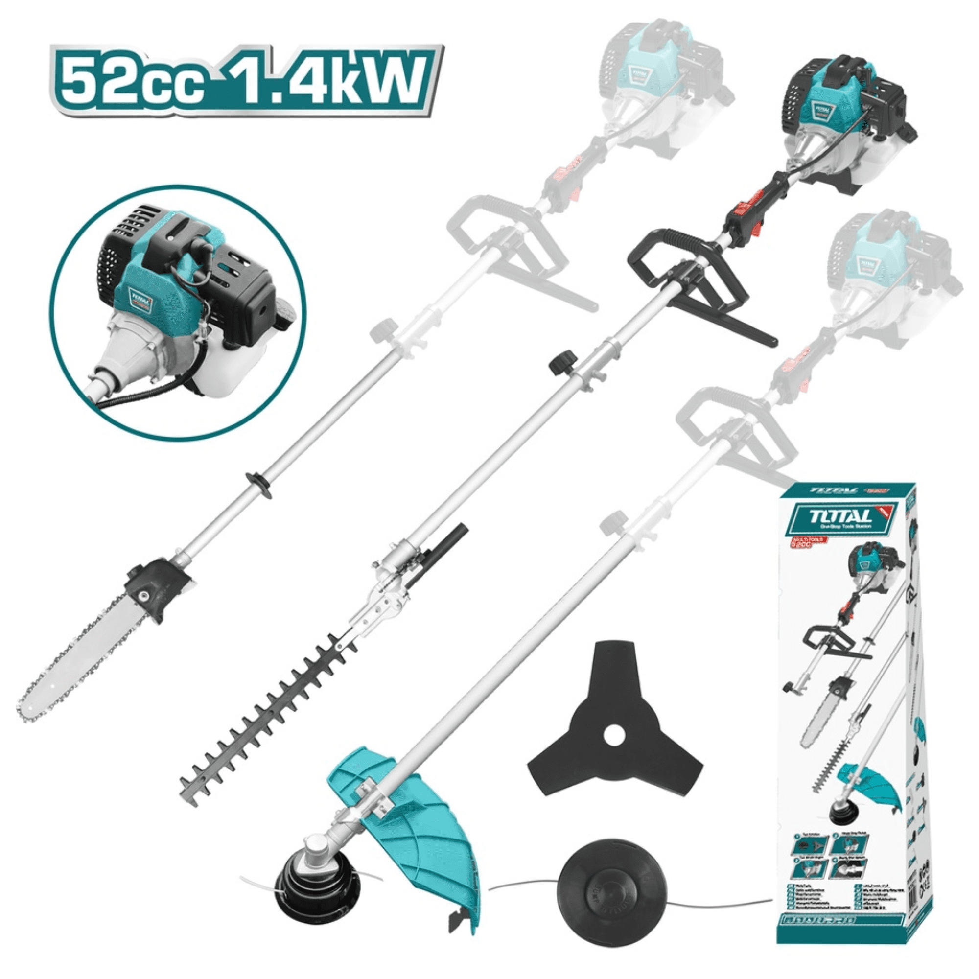 Multiherramienta para Podar a Gasolina Total  TMT55211