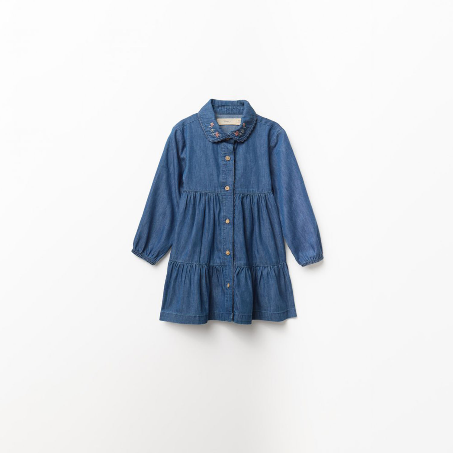 Vestido Niña Sfera Chambray Azul