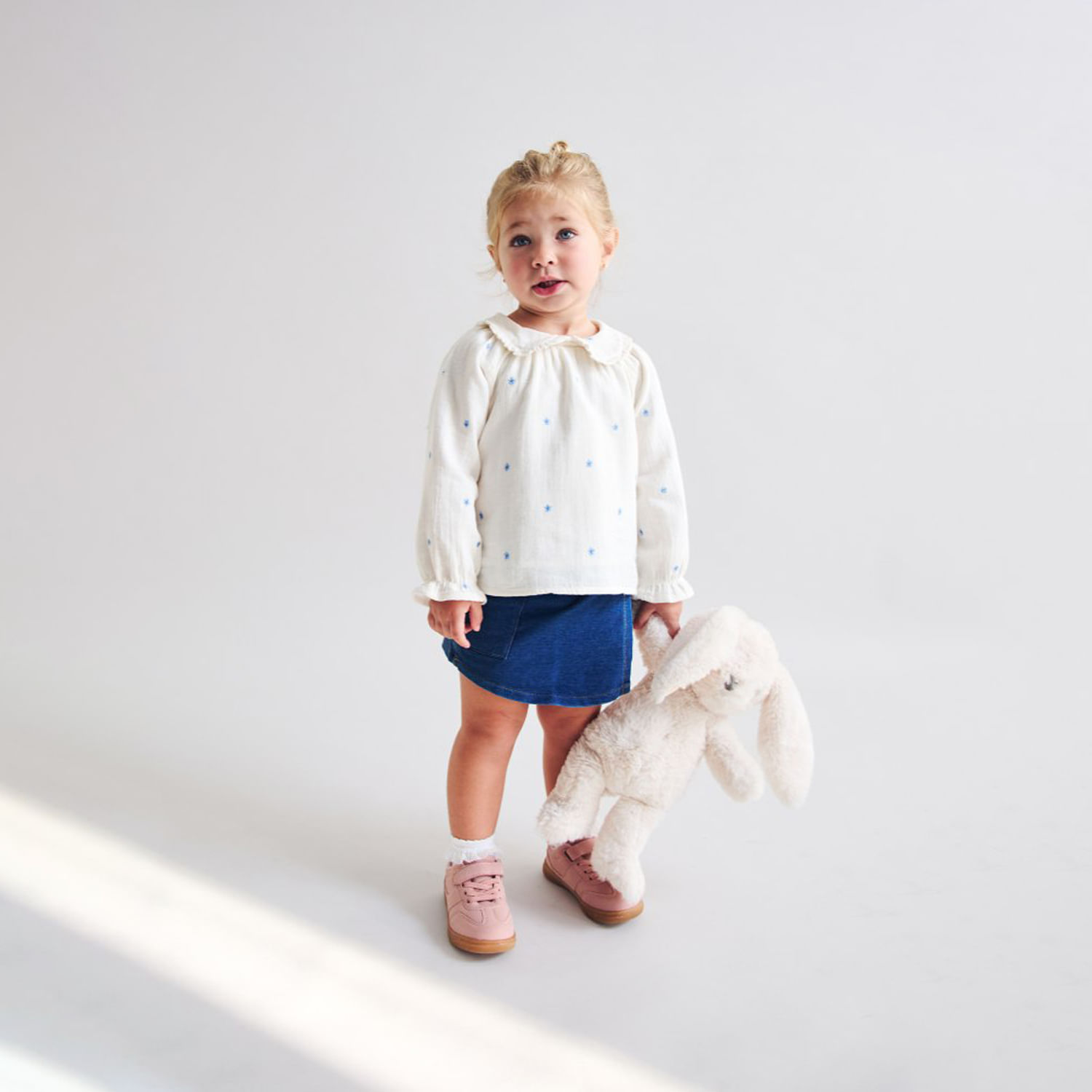 Blusa Bebé Niña Sfera Bambula Aop Bdo Crudo