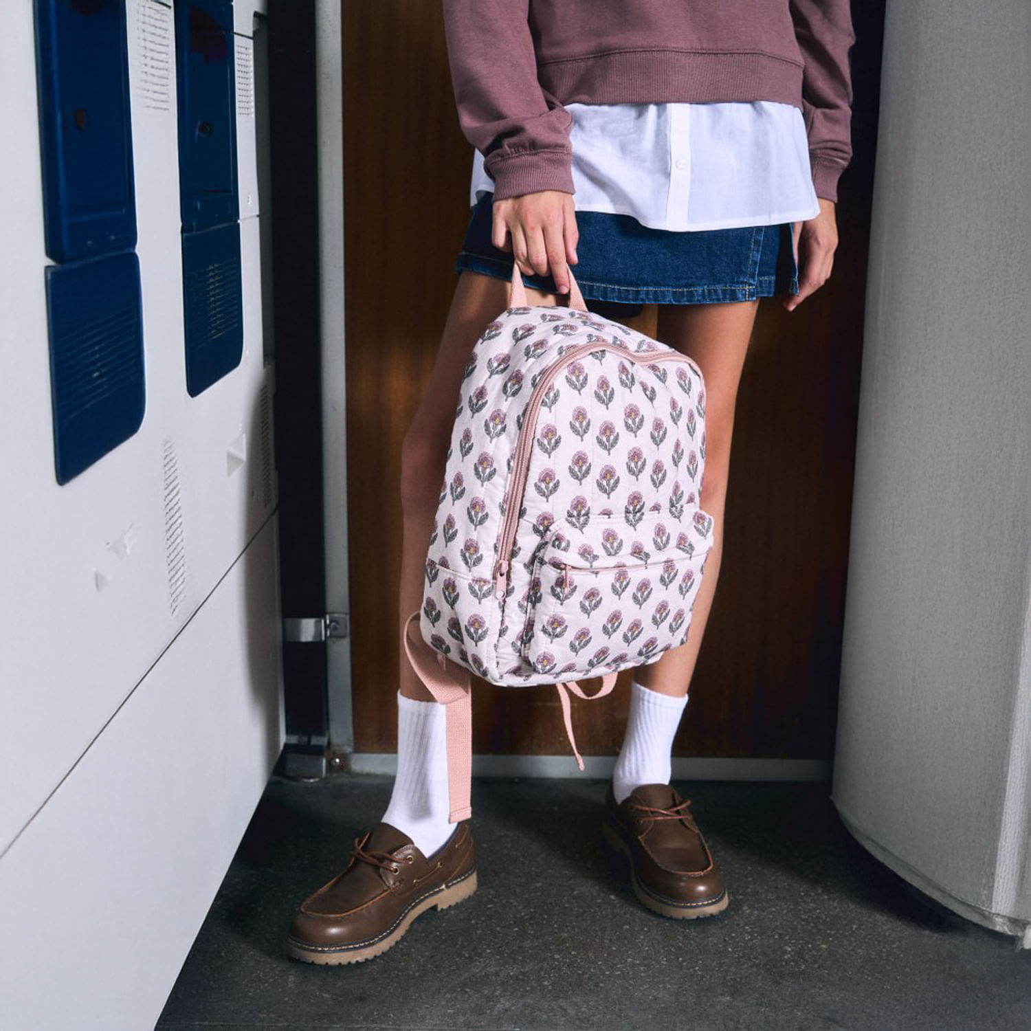 Mochila Niña Sfera Pelo Girl Power Mx Rosado