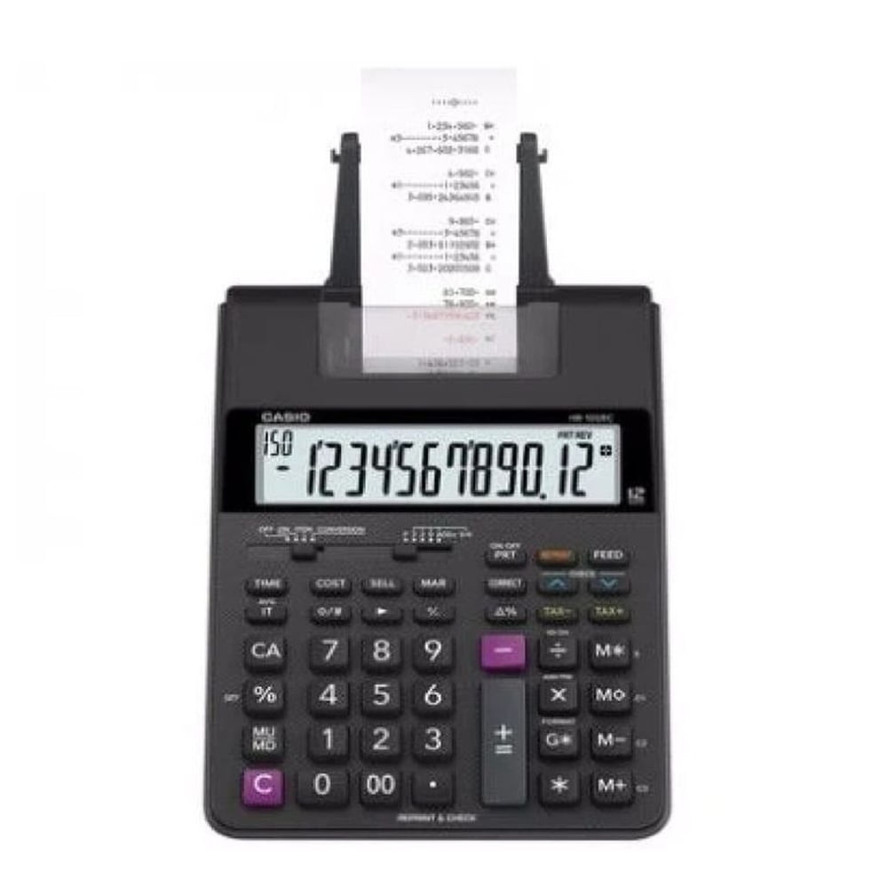Calculadora con Wincha Casio HR-100RC Verde
