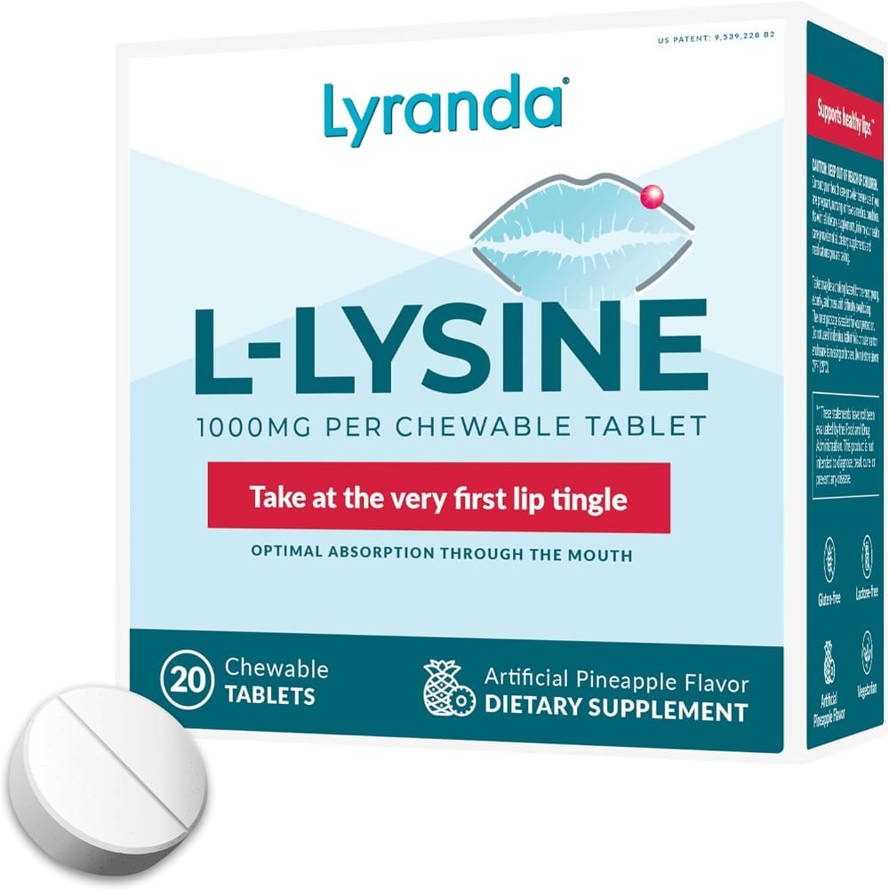Lyranda L-Lysine 20 Tabletas Masticables