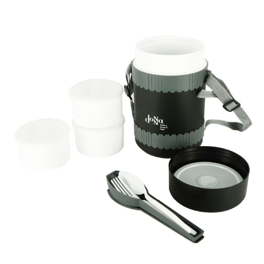 Termo comida 3 tapers Gourmet Donna