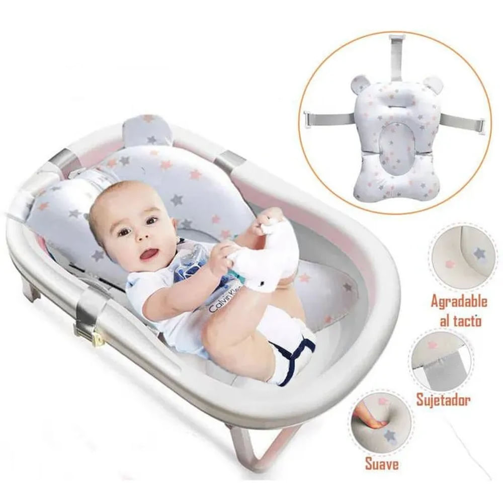 Almohadilla cojín para tina de baño