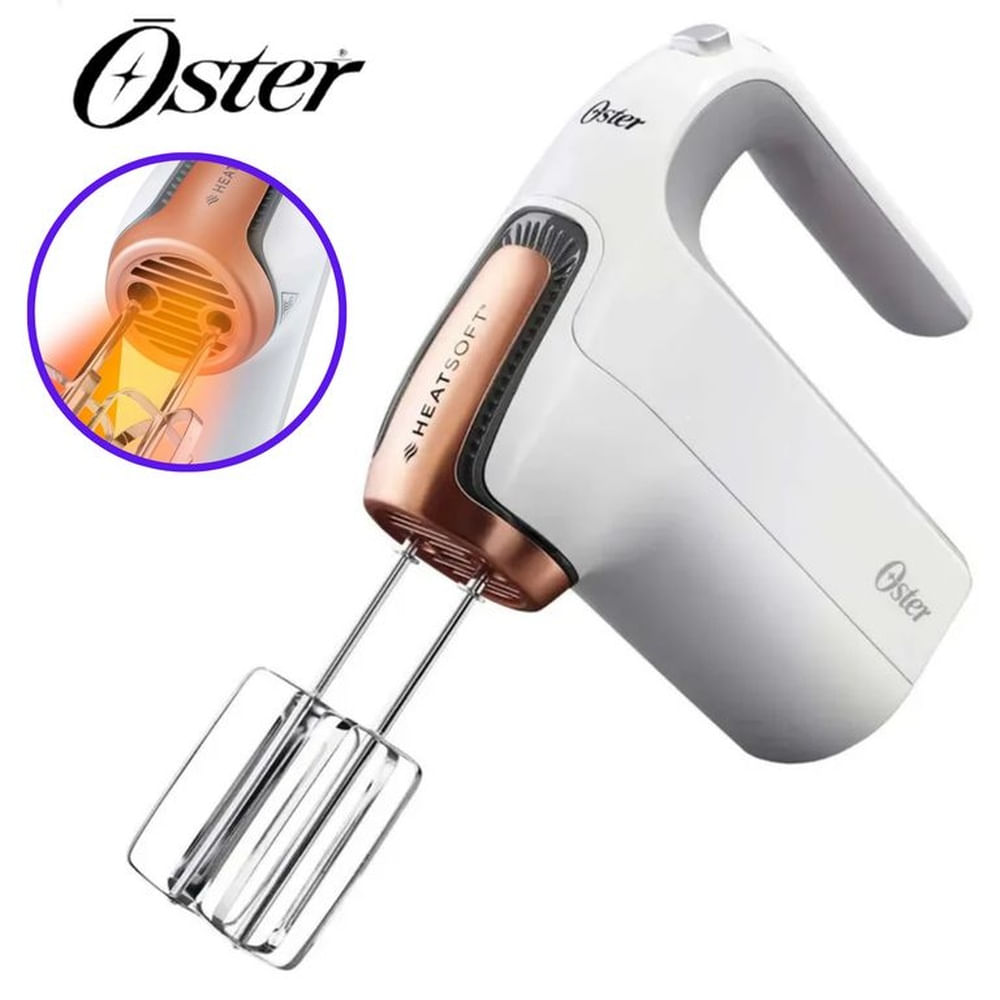 Batidora de mano Oster tecnología HeatSoft™ FPSTHMAMR