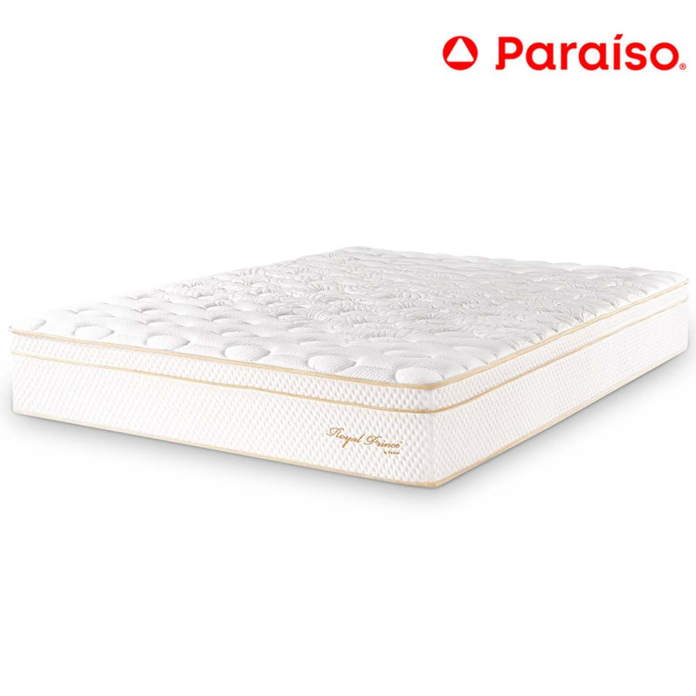 Colchón PARAISO Royal Prince 1.5 Plazas + 1 Almohada Viscoelástica Colchón PARAISO Royal Prince 1.5 Plazas + 1 Almohada Viscoelástica