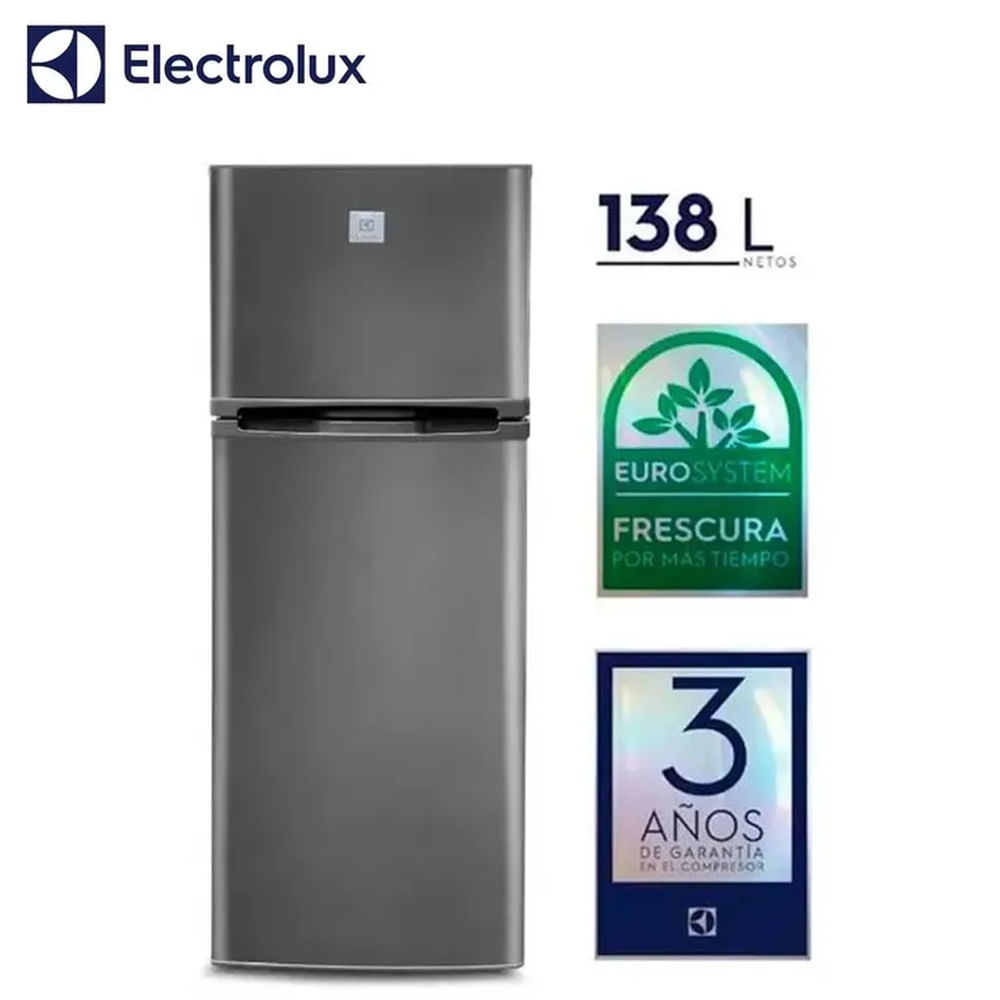 Refrigeradora Electrolux ERT18G2HNI Eurofrio 138L - Silver