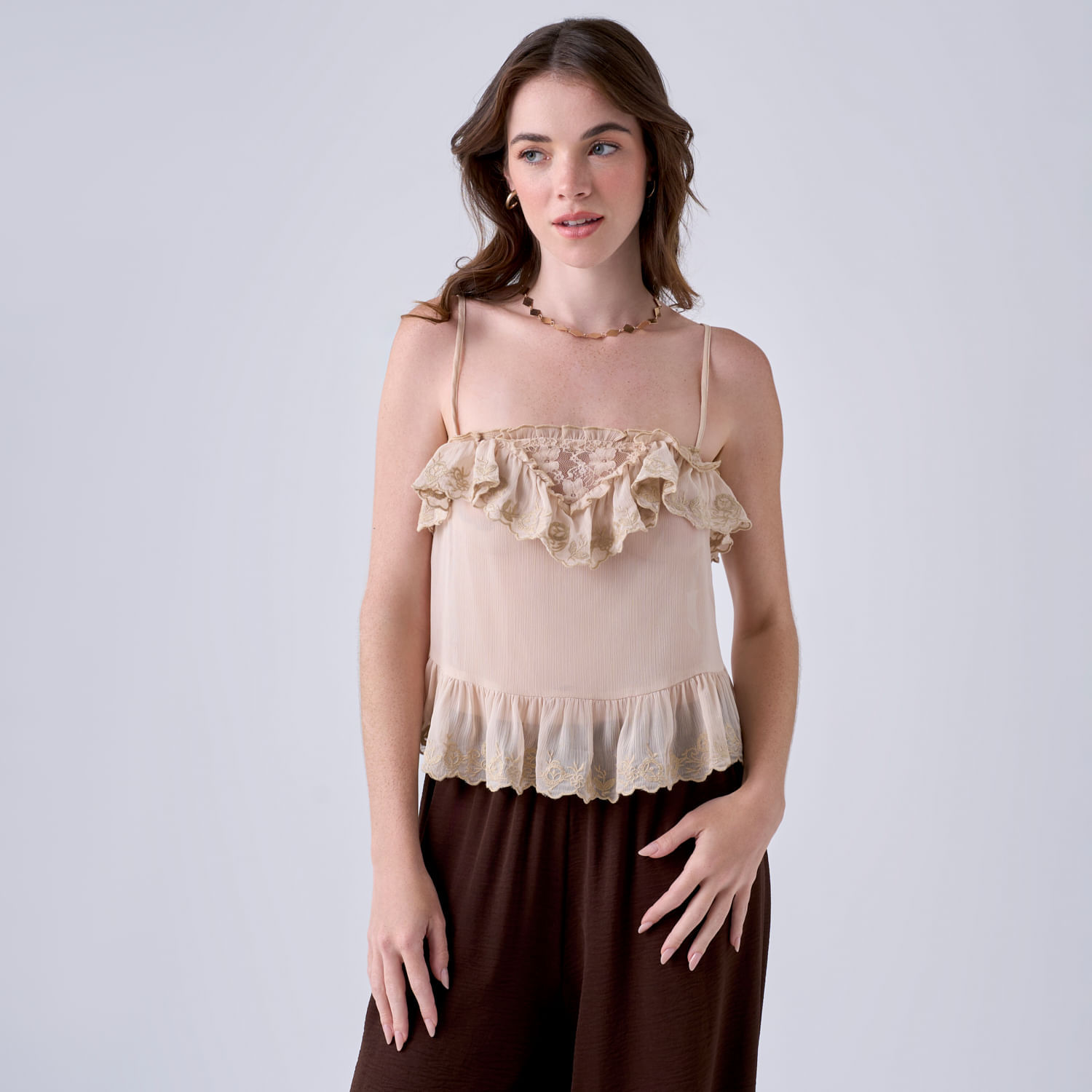 Blusa Mujer Chifon Hypnotic