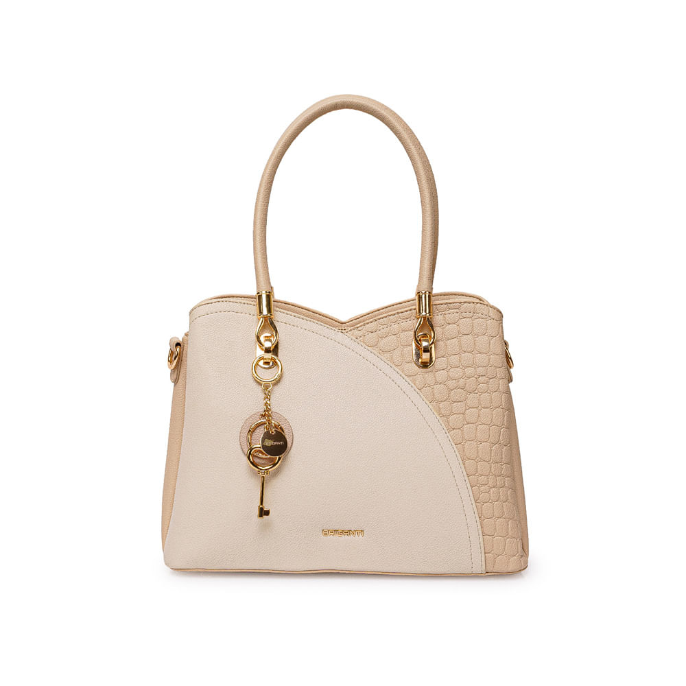 Morral Briganti Satchel BRI-CS2510 Hueso/Pele
