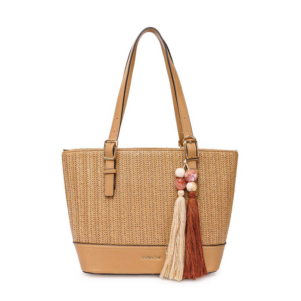 Cartera Briganti Satchel BRI-CS2604 Yute/Natural